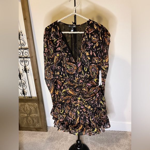 Aqua NWT Mini dress in Size Large - metallic accents - Bloomingdale’s exclusive - Picture 3 of 10